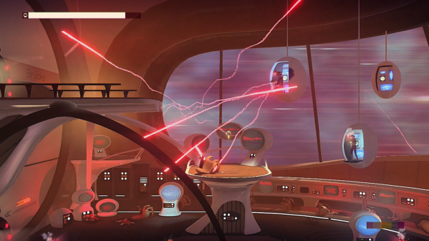 Viele Feinde, viele Lichtblitze: Hier ist nicht wilde Action, sondern planvolles Vorgehen nötig. (Screenshot: Golem.de)